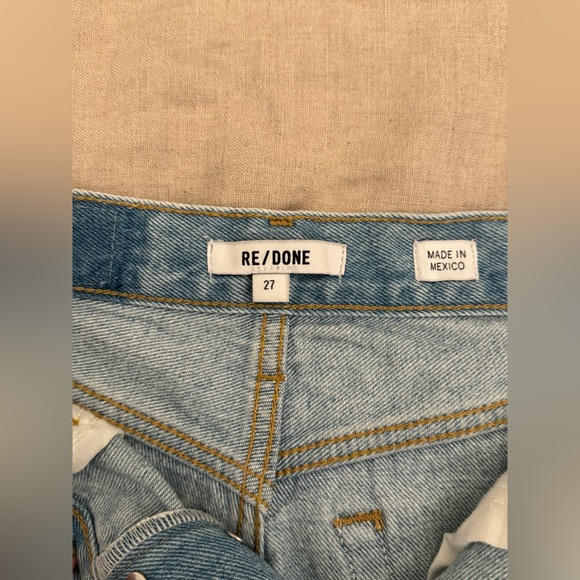 RE/DONE - 70s High Rise Short in Light Worn 10 - Picture 4 of 5